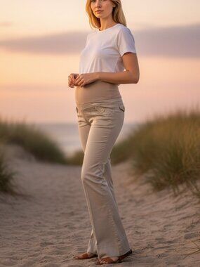 JOIT maternity Stretchy Cotton flare pants S
